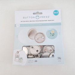 Button-Knopfteil Set - 37 mm