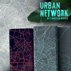 French Terry Panel von Thorsten Berger "Urban Network"