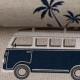 Canvas Emilio "grosse VW Bully & Surfing Camp"