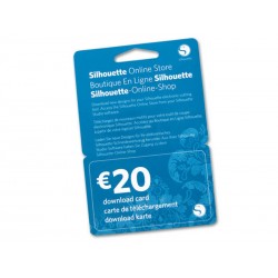 Silhouette Guthabenkarte 20 Euro