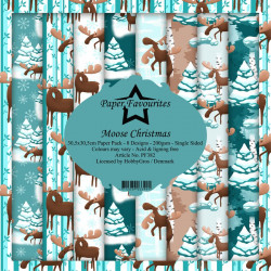 Cardstockpack - Moose Christmas