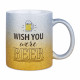 Sublimation Sparkle Tasse mit Farbverlauf