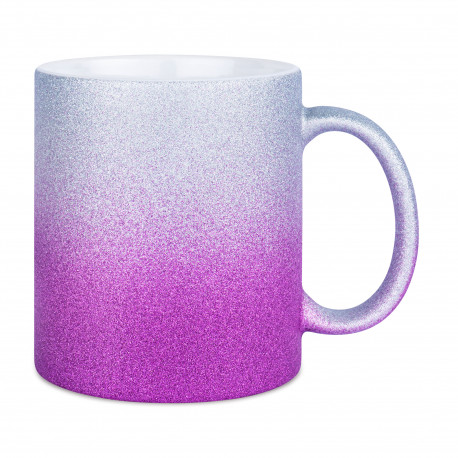 Sublimation Sparkle Tasse mit Farbverlauf