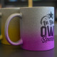 Sublimation Sparkle Tasse mit Farbverlauf