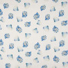 Double Gauze Muscheln blau