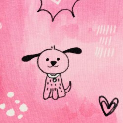 Jersey Funny Dogs - Hunde blau/pink