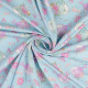 Jersey Wale - mit Blumen
