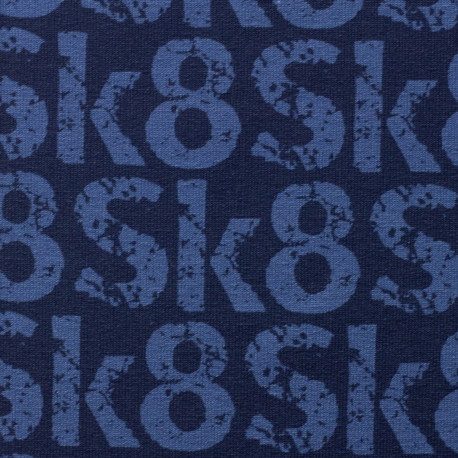 French Terry Sk8 by lycklig design - Text