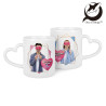 Sublimation Keramiktassen mit Herzhenkel - 2er-Set