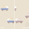 Family Fabrics Jersey - Campervan