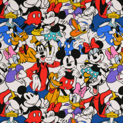 Baumwoll-Jersey - Mickey Mouse & Friends