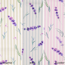 Canvas - Lavendel mit Streifen