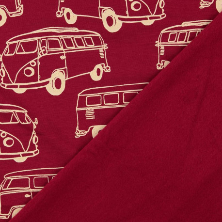 French Terry geraut - VW Bus