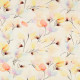 Baumwoll-Voile - Blüten multicolor auf natur