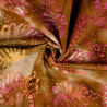 Popeline Batik terracotta - Blätter