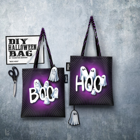 DIY Canvas Halloween Bag by Thorsten Berger - Geist