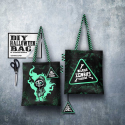 DIY Canvas Halloween Bag by Thorsten Berger - Zombie