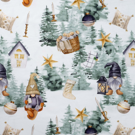 Baumwolljersey - Gnome Winter