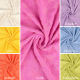 Frottee Jacquard - Blumen