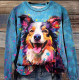 French Terry Panel Stoffkids - Hund