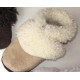 Lederfinkli beige gefüttert