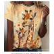 Jersey Panel Stoffkids - Giraffen