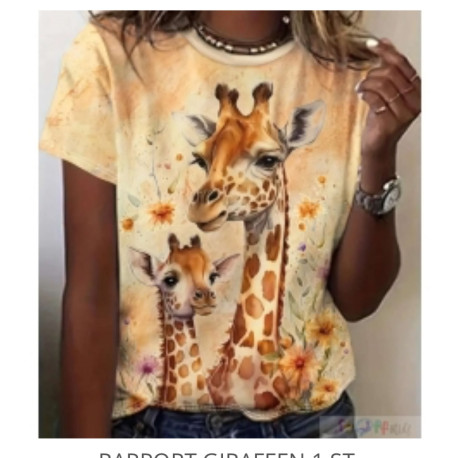 Jersey Panel Stoffkids - Giraffen