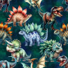 Sweat - coole & süsse Dinos petrol