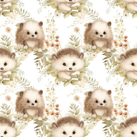 Baumwolljersey - Igel