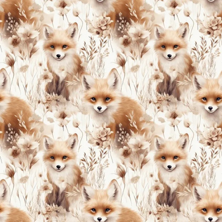 Baumwolljersey - Foxes Sand