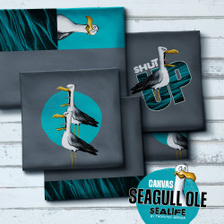 Canvas by Thorsten Berger - Seagull Ole Panel
