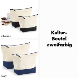 Kulturbeutel zweifarbig
