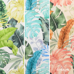 Baumwolljersey - Palmblätter