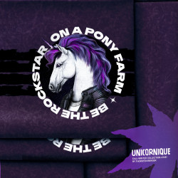 French Terry Panel Unicornique Thorsten Berger - Einhorn