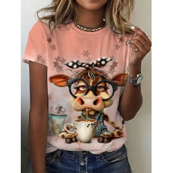 Jersey Panel Stoffkids - Kuh