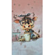 Jersey Panel Stoffkids - Kuh