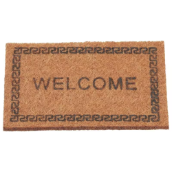 Mini-Utensilien Fussmatte Welcome braun