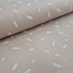 Baumwolljersey Blätter