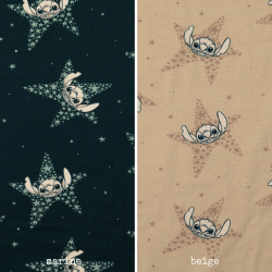 Baumwolljersey Lilo & Stitch - Sterne