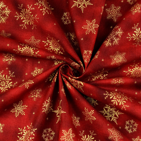 Fahnentuch - Schneeflocken