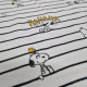 Baumwolljersey Snoopy - Streifen