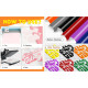 3D Plusterfolie - Starterset Glitter