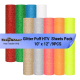 3D Plusterfolie - Starterset Glitter