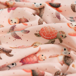 Baumwolljersey Schildkröte