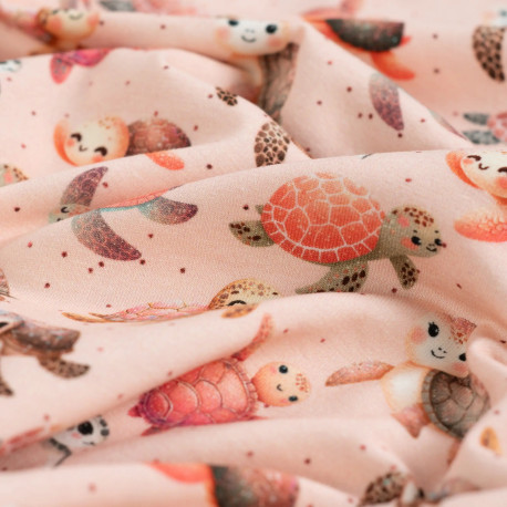 Baumwolljersey Schildkröte