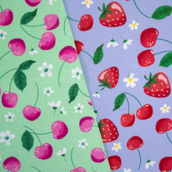 Baumwolljersey "Kirschen"