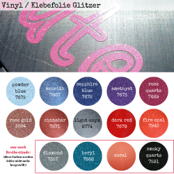 Klebefolie Glitzer