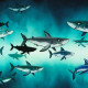French Terry Panel Shark Tank Thorsten Berger - Haie klein