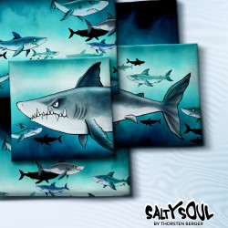 French Terry Panel Shark Tank Thorsten Berger - Haie gross