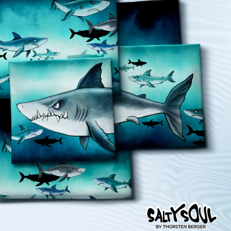 French Terry Panel Shark Tank Thorsten Berger - Haie gross